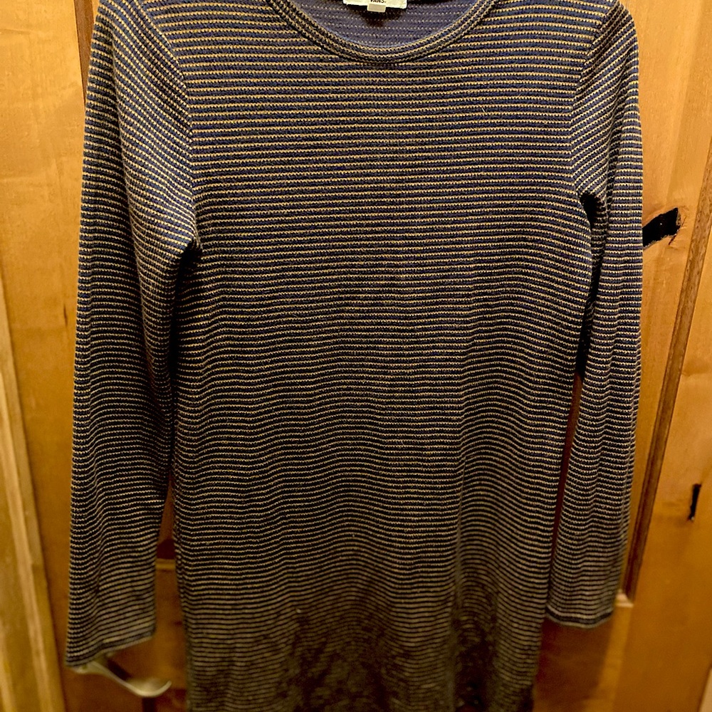 Vans long sleeve dress • Pin stripped detail